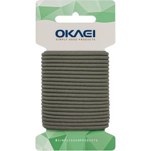 Tianyi-Cordon Élastique Okaei 4mm X 5m - Sandow De Qualité Supérieure En Kaki, Bande Élastique Flexible/Élastique Rond - Idéal Pour Projets Diy Et Artisanat - Neuf