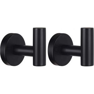 2 Pi&egrave;ces Crochet Mural de Salle de Bains, Accroche Torchon Cuisine, Accrochet Tableau, Crochets pour Serviettes de Bain SUS 304 Acier Inoxydable Pat&egrave;re Porte Serviettes Cintre (Rose) - Neuf