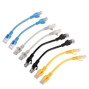 Cat5e Ethernet Patch Cable 0.15M Short 0.15M Mixed Color Snagless RJ45 Snagless Patch Cord for Router,Modem,Switch,Server,8 Pack - Neuf