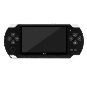 X6 4,3 Pouces Lecteur De Console De Jeu Portable 10000 Jeux 32bit 8gb Support Pour Jeu Psp/Vid&eacute;o/E-Book (Bl - Neuf