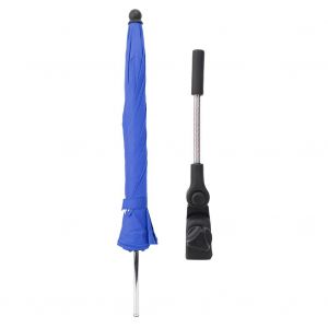 Parapluie Pare-Soleil Pour Poussette D'exterieur Pour Enfants, Amovible, Reglage Libre, Installation Facile, Parapluie Bleu - Neuf