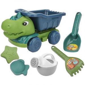Ensemble De Jouets De Plage Pour Enfants, Dinosaure, Voiture, Pelle, Outil De Dragage D'eau Ext&eacute;rieur Pour B&eacute;b&eacute;-8295-67a (Vert Clair) - Neuf