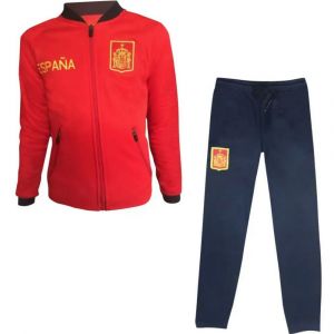 Surv&ecirc;tement De Foot Espagne Enfant Rouge Polyester (Taille 4 Ans,Couleur Rouge) - Neuf