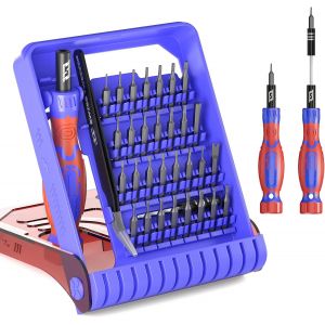 Tournevis de précision 33 en 1 Mini tournevis de réparation avec 30 embouts magnétiques Torx Tournevis de précision pour téléphone portable,ordinateur portable,montre,tablette,lunettes - Neuf
