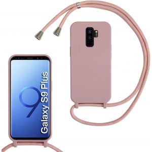 Kal-Coquepoursamsunggalaxys9plusaveccordondecollier,Coqueaveccordonétuisiliconetpuhousse,Collierréglabletéléphoneportablelanyardcasesamsunggalaxys9plus,Orrose - Neuf