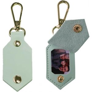 KAL-Porte-Cl&eacute;s Photo En Cuir Personnalis&eacute;s, Porte-Cl&eacute;s Personnalis&eacute; Avec Phot, Porte Clef Personnalisables, Idee Cadeau Pour Couple, Homme, Papa, Parrain, Anniversaire - Neuf