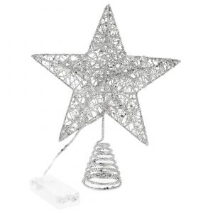 1pc de l'Arbre de No&euml;l Illumin&eacute; d'&Eacute;toiles Topper D&eacute;coration d'Arbre de No&euml;l - Neuf