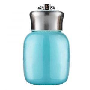 Mini 7 Oz En Acier Inoxydable Bouteille D'eau, Petit Vide Cumul&eacute; D'&eacute;tanch&eacute;it&eacute; Sport Coupe &Agrave; Chaud Et &Agrave; Froid (Bleu Ciel) - Neuf