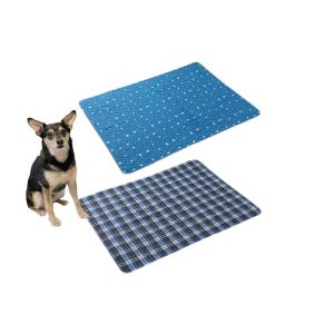 Lot De 2 Tapis D'apprentissage Lavables Et Absorbants Pour L'apprentissage De La Propret&eacute; Chez Les Chiens - Neuf
