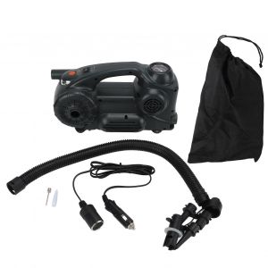 Pompe A Air Gonflable Electrique, Portable Et Multifonction, Montee Sur Vehicule, Avec Eclairage Led - Neuf