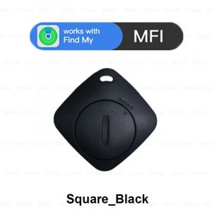 Find My Andrea Key Global Positioning Finder,Gps Tracker,Bluetooth Nous-Mêmes,Smart Anti-Lost Alarm,Reminder- Square Black - Neuf