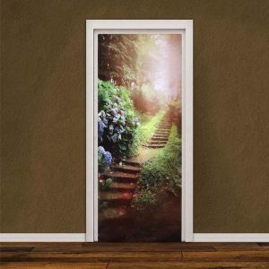 77x200cm Door Sticker Trompe l'oeil Effect 3D Wallpaper&iquest;Style 12) - Neuf