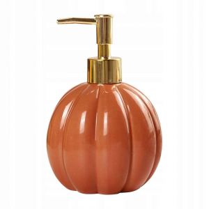 Distributeur de savon en forme de citrouille pour Halloween,remplissage,dcoration,automne,orange et or - Neuf