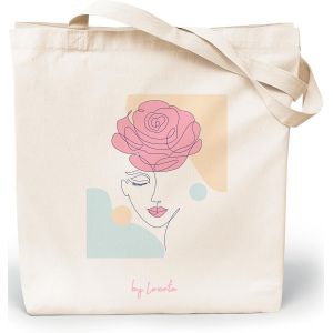 TZF-Tote Bag Femme - Sac Cabas Femme Original - Tote Bag Coton 100% Grand 35 x 42 x 8 cm - Sac Fourre Tout en Toile - Neuf