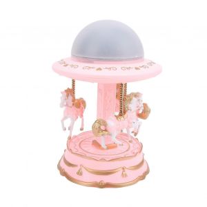 Bo&icirc;te &agrave; musique tournante Fabrication exquise Lampe de projection Lecteur de musique pour les cadeaux d'anniversaire Cadeaux d'anniversaire - Neuf