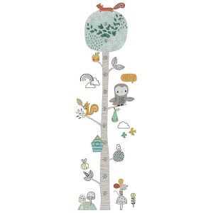 Courbe De Croissance Pour Les Enfants, Tableau De Hauteur D&eacute;cor De R&egrave;gle Pour B&eacute;b&eacute; Nursery, Animaux Autocollants Muraux De Dessins Anim&eacute;s Parfait Pour Les Enfants Chambre De B&eacute;b&eacute; Salon - Neuf