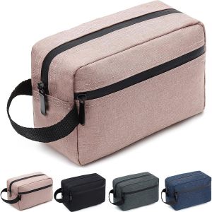 TIANYI-Trousse de Toilette de Voyage pour Hommes et Femmes, Accessoires de Toilette Sac de Rasage, Sac de Rangement Pliable pour Outils de Brosse cosm&eacute;tique avec poign&eacute;e - Neuf