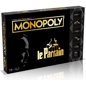 Monopoly Le Parrain - Jeu De Soci&eacute;t&eacute; - Jeu De Plateau - A Partir De 18 Ans - 2 &Agrave; 6 Joueurs - Version Fran&ccedil;aise[Z652] - Neuf