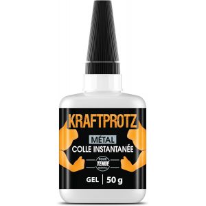 50 g Colle instantanée extra forte Colle transparente pour métaux Super colle épaisse Résistant à l'eau Application facile & tenue sûre - Neuf