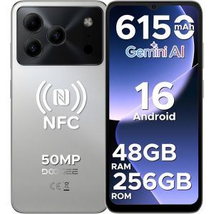 Smartphone DOOGEE NOTE56 Plus 48Go+256Go Smartphone Pas Cher Android 16 6.56" 6150mAh Camera etanche Dual SIM 4G/NFC/GPS - Neuf