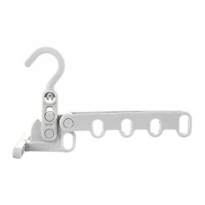 Nouveau s&eacute;choir &agrave; v&ecirc;tements pliable &agrave; 5 trous Porte-v&ecirc;tements d'int&eacute;rieur Portable Voyage H&ocirc;tel suspendu Crochet &agrave; v&ecirc;tements Cintre &agrave; v&ecirc;tements Enregistrer Crochet multifonctionnel - Neuf