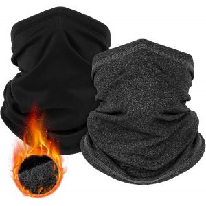 Jfkjg-Lot De 2 Écharpes D'hiver Pour Homme Et Femme - Coupe-Vent - Masque De Ski - Pour L'extérieur, Le Ski, La Moto, La Course, Le Cyclisme - Neuf