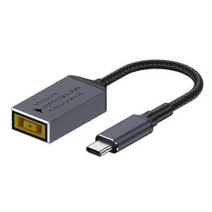convient pour PD100W pour Lenovo DC Square Jack vers USB Type-C Convertisseur-YI WU CHUN HUI 2025 - Neuf