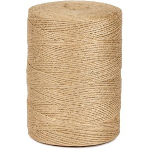 JEXNOVASHOP-Ficelle Jute Naturel 2mm Bobine 800 m La Cordeline CJN34, pour jardinage, bricolage, activit&eacute;s manuelles et DIY - Neuf