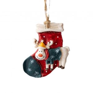Grande D&eacute;coration De No&euml;l En R&eacute;sine Pendentif Cheval De Rennes Patron De Conception - Neuf