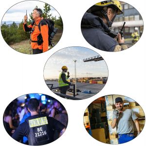 Accessoire de Ceinture bidirectionnel pour Talkie-walkie,pour Radio Portable/Haut-Parleur,Microphone/Haut-Parleur Radio Mobile,Compatible avec Kenwood Motorola Quansheng (Noir 02).[W96] - Neuf