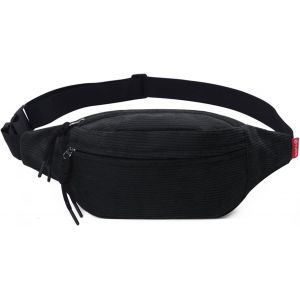KALANKA-Sac Banane Femme Velours Côtelé Sac BandoulièRe Croissant pour Femmes Sac à Bandoulière en Velours Côtelé Hobos Portables avec Sangle Réglable - Neuf