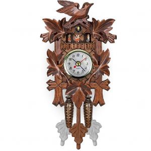Vivid Grand Coucou de l'Horloge Horloge Murale Mouvement ChaletStyle Authentique de la For&ecirc;t-Noire 115x225x50mm 7 - Neuf