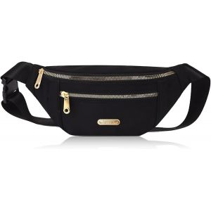 SJZG-Sac Banane Femme, Oxford Cloth Sacoche Banane Avec Bretelles R&eacute;glables, &Eacute;l&eacute;gant Sacoche Banane Femme, Sacoche Homme Banane Pour Le Sport, Le Shopping, La Randonn&eacute;e(Noir - Neuf