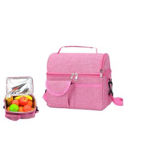 Sac Isotherme Pour Le D&eacute;jeuner Avec Bandouli&egrave;re, Sac Isotherme &Eacute;tanche Pour Le Bureau Et Les Voyages - Neuf