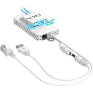 VONETS VAP11AC Mini Pont WiFi Bridge 2,4 GHz + 5 GHz WiFi vers Ethernet avec 1200 Mbps, Couverture de Signal WiFi, Haute Puissance, Hotspot WiFi, Portable pour caméra IP/imprimante/appareils médicaux - Neuf