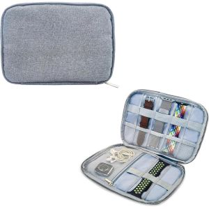 Kal-Organisateur De Bracelet De Montre, Boîte De Rangement De Bracelets De Montre Imperméable Sac De Rangement Pour Bracelet De Montre Avec 8 Anneaux Élastiques Et Une Pochette En Filet - Neuf
