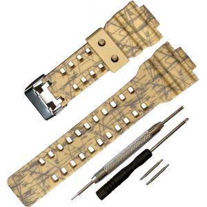 Kal-Bracelet De Rechange Pour Casio Gls-8900/Gw-8900/Ga-110/Ga-100c/Ga-120/Gd-110/Gls-100 - Neuf