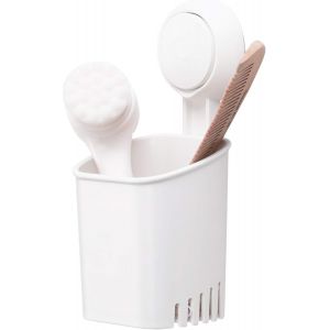 Ventouse porte-Brosse à dents, Pas de Forage, Réutilisable, 1 Seconde Installation, une Rotation à 360°, 5 kg de Charge, Imperméable à l'eau Rack pour les Carreaux de salle de Bains - Neuf