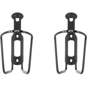 Pack Alu Plast 124 - Pack De Deux Porte-Bidons Velo - Porte Gourde En Aluminium Pour Tout Type De Velo - Léger Et Robuste - Noir - Neuf