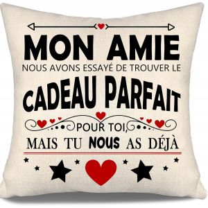 ERSHI-Mon Amie Nous Avons essayé de trouver Le Cadeau Parfait pour toi mais tu Nous as déjà Housses de Coussin drôles pour Les Fem[1689] - Neuf