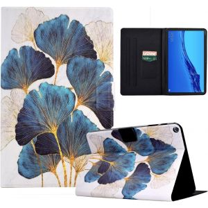 Housse Protection Pour Huawei Mediapad M5 Lite 10.1 Pouces Coque Huawei Mediapad M5 Lite Avec Fentes Pour Cartes B&eacute;quille Etui Huawei M5 Lite Feuille - Neuf