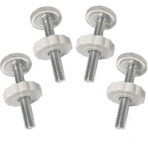 2025 Nouveau 4 Pcs Pression B&eacute;b&eacute;s Portes Tiges Filet&eacute;es Tige Marcher Portes Accessoire Vis Boulons Kit Raccord - Neuf