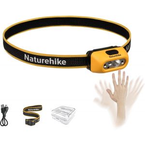 Projecteur Led 200 Lumens Réglable À 45° Ip65 Étanche Et Rechargeable Ultra Lumineux Pour La Course, La Pêche, Le Camping, L'escalade - Neuf