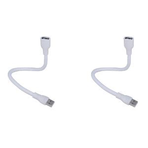2 câbles d'extension USB flexibles PCS mâle à femelle - Neuf