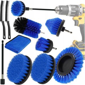 ChenQuanSarl-Perceuse, 10Pcs Perceuse Nettoyage Kit, Joint Carrelage, Nettoyage Perceuse Pour Perceuse Pour Cuisine, Salle De Bains, Baignoire, Jantes, Carrelage, Sol - Neuf