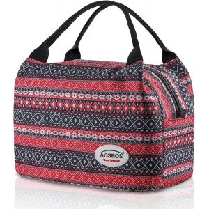 Sac Repas Isotherme Sac &Agrave; Lunch Femmes Pour D&eacute;jeuner Lunch Bag Portable 8,5l - Neuf