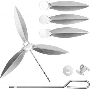 Ulteronixshop-Lot de 2 Syst&egrave;mes de Nettoyage One Touch de 56,9 cm, 25-1/2-Inch Kit de Nettoyage One Touch compatibles avec Les pi&egrave;ces de Barbecue Weber, 7444 Weber Kettle Barbecues - Neuf