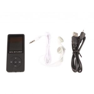 Lecteur de musique portable HiFi avec ecran couleur TFT, MP4, lecteur de musique MP4 de sport, USB 2.0, noir - Neuf