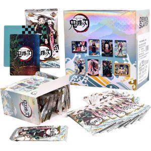 Chenquansarl-Demonsllayer Card,90pcs Carte Animée Cartes À Collectionner Cartoon Jeux De Cartes Pour Enfants Trading Card Booster Box Anime Games Trading Card Pack Pour Amateurs D'anime Cadeau - Neuf