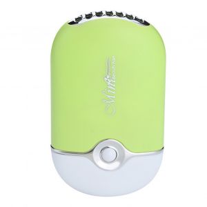 Ventilateur electrique de sechage de cils, sans pales, rechargeable par USB, portable, mini ventilateur d'extension de cils, vert - Neuf